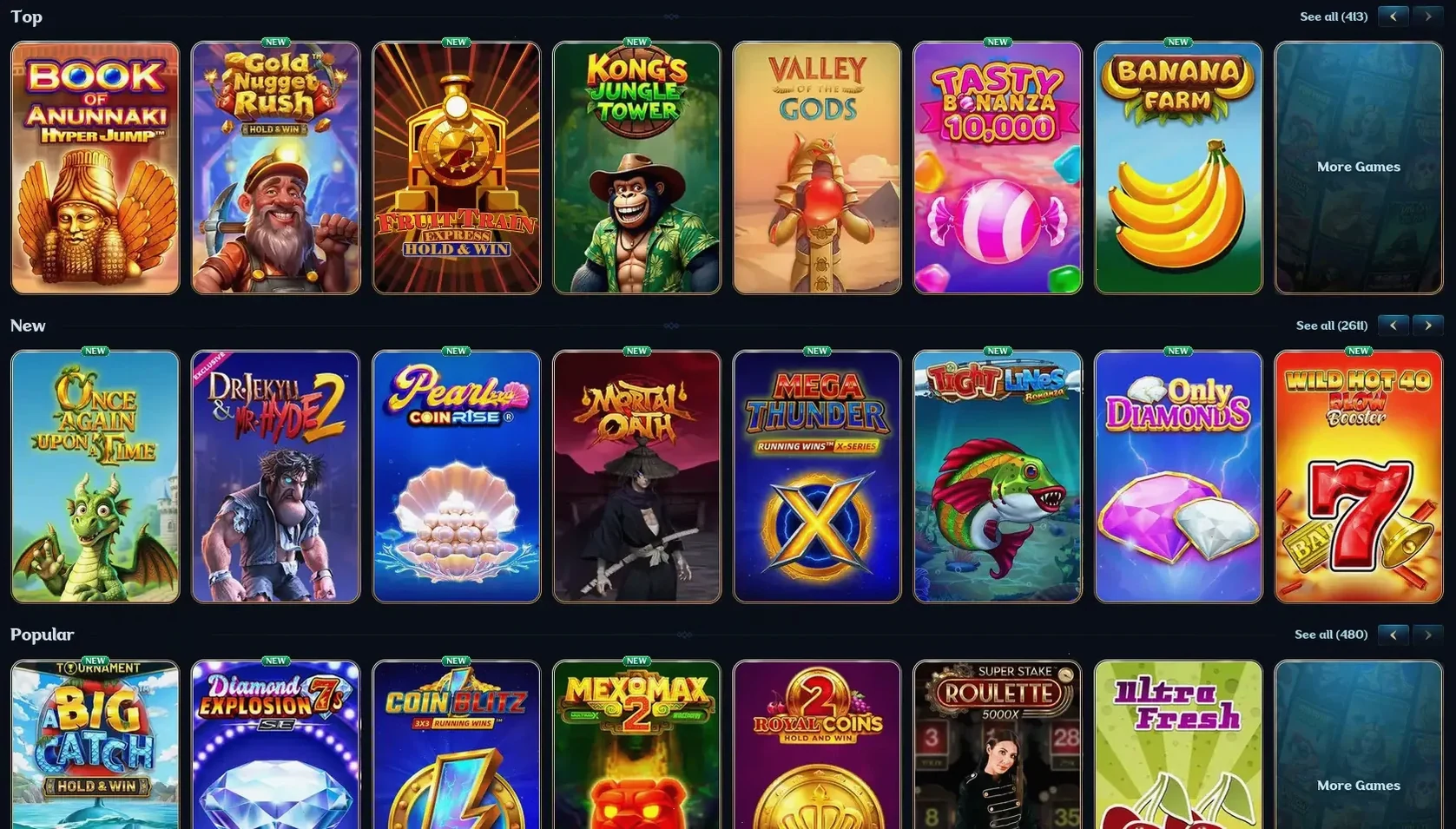 Oscarspin Bonus und Freispiele Übersicht